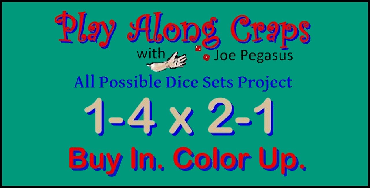 1-4 x 2-1 Dice Set On Hard Table