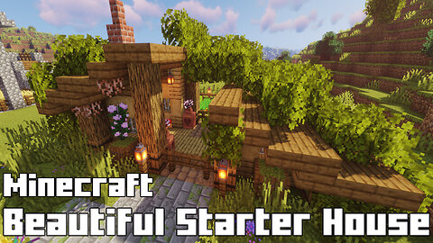 Build Your First Beautiful Starter House in Minecraft