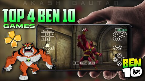 Top 4 Ben 10 Games for Android 2025 | All Ben 10 PSP Games | Hindi