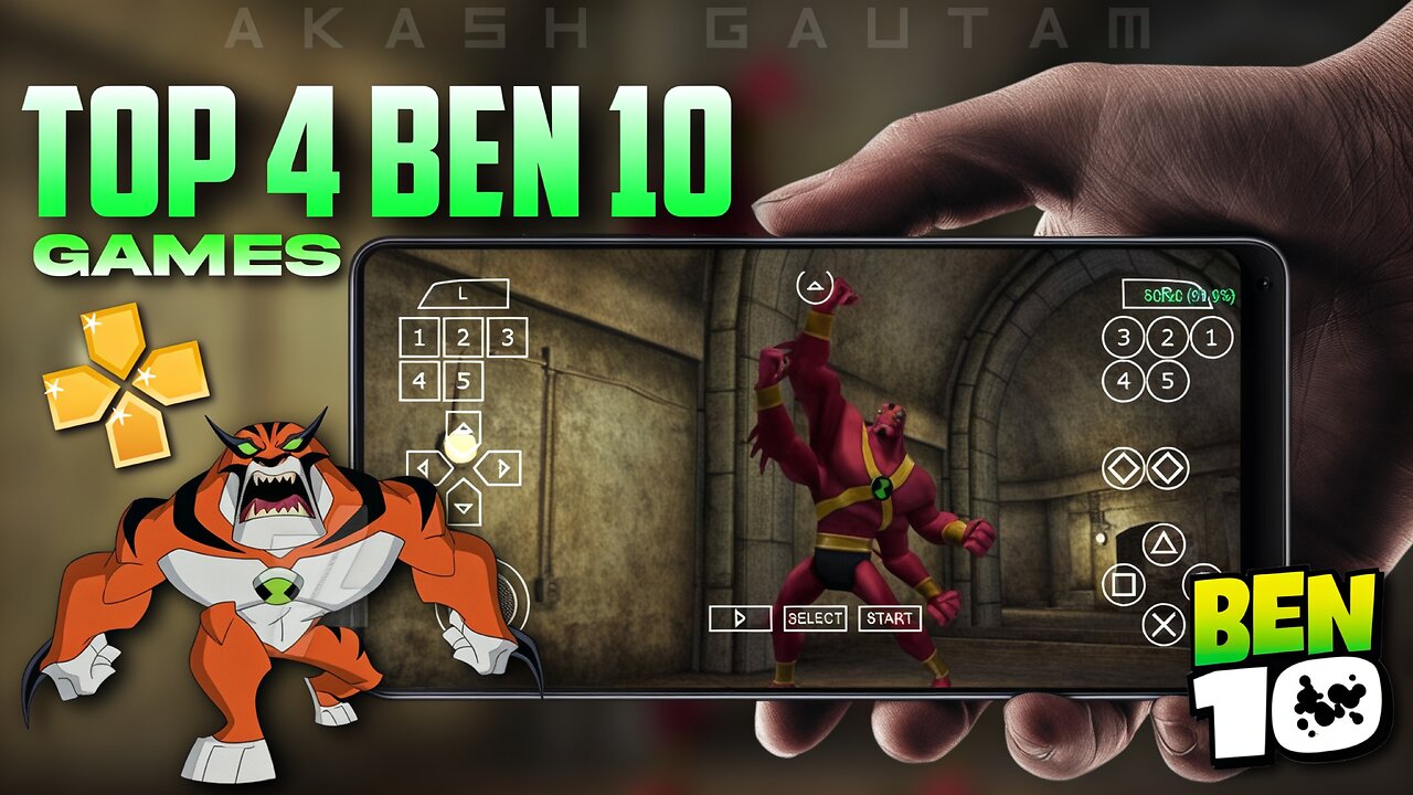 Top 4 Ben 10 Games for Android 2025 | All Ben 10 PSP Games | Hindi