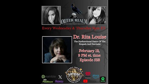 The Outer Realm - Exploring Empaths and Narcissists with Dr. Rita Louise