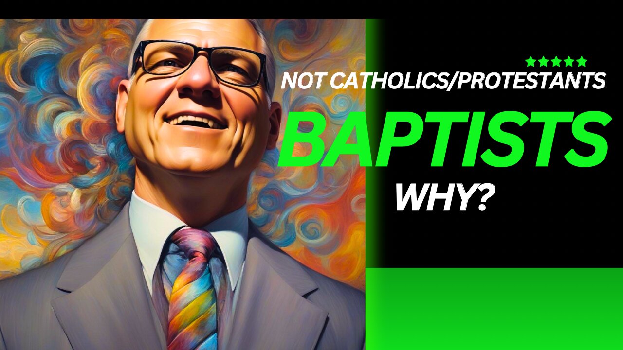 Baptists Are Not Catholic or Protestants - Why?