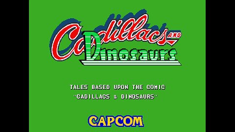 Cadillacs and Dinosaurs - All Levels - ARCADE 1993