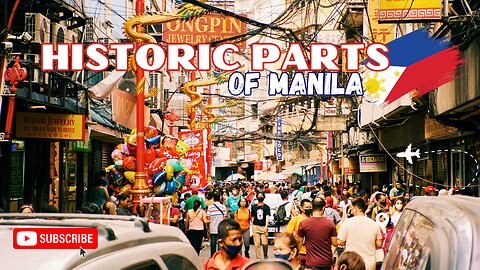 My First Impressions of Old Part of Manila Philippines!