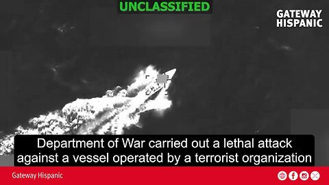 Department of War carried out a lethal attack against a vessel operated by a terrorist organization