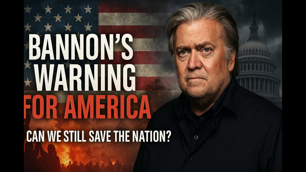 Steve Bannon WARNS: America’s Breaking Point Is Closer Than You Think!