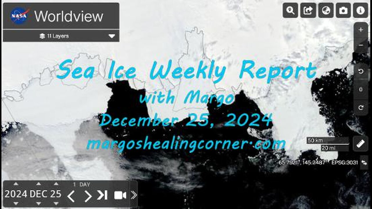 Sea Ice Weekly Report with Margo (Dec. 25, 2024)