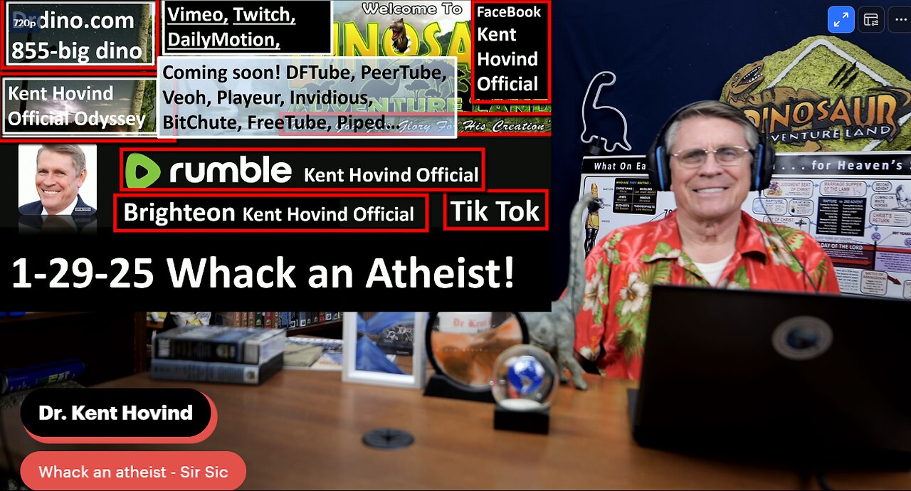 Dr. Kent Hovind Whack an Atheist- Sir Sic