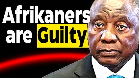 If You're White in SA YOU ARE GUILTY!