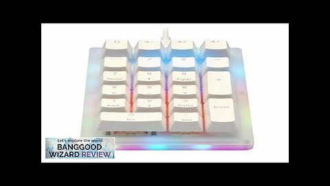 Womier 21 key K21 Pad Mechanical Keyboard 20% Numpad PCB CASE Hot Review