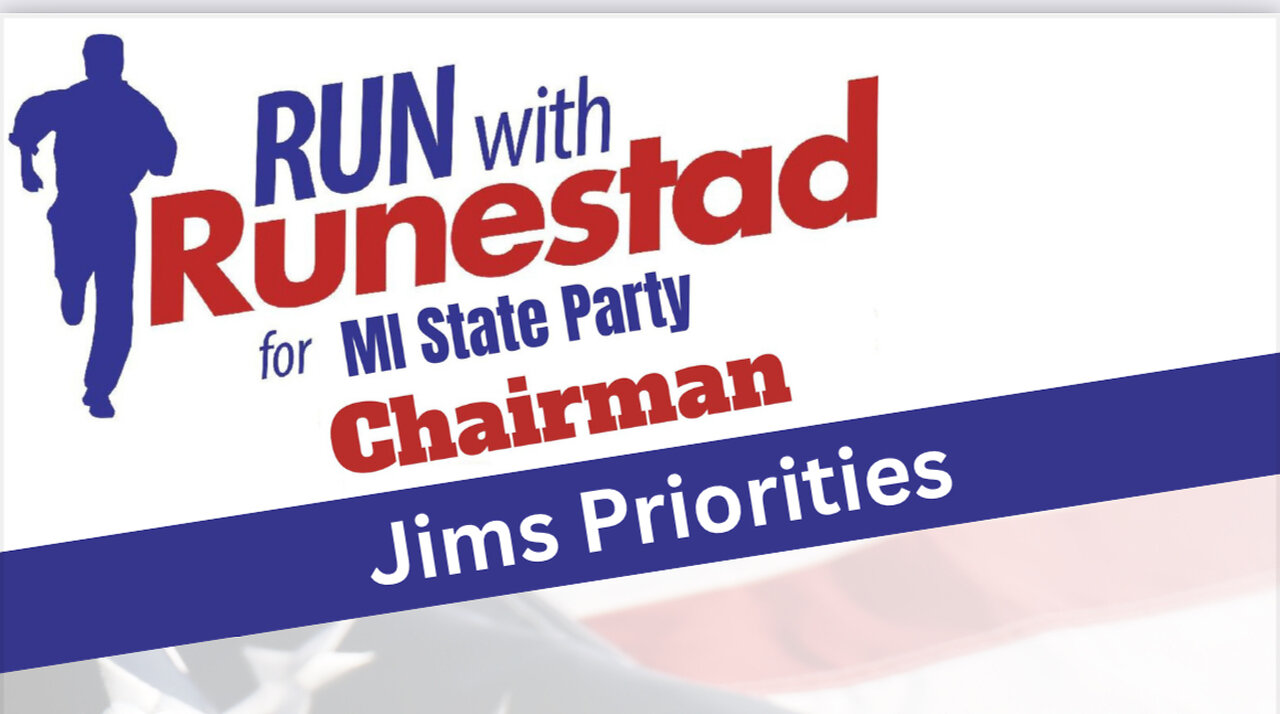 MI Republican Chair Candidate Jim Runestad