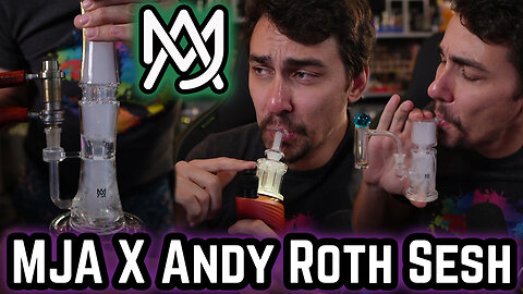 MJA x Andy Roth Glass Collection!! MJ Arsenal Smoke Sesh!