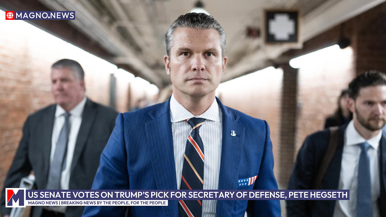 US Senate votes on Donald Trump's pick for Secretary of Defense Pete Hegseth (Jan 24, 2025) [LIVE]