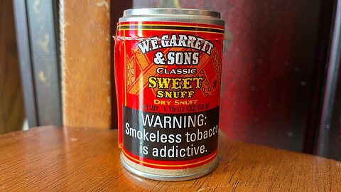 W.E. Garrett Sweet Nasal Snuff Review