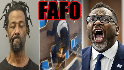 Black SCUMBAG Arrested 49 times FINDS OUT after he set White Woman ON FIRE! FAFO!
