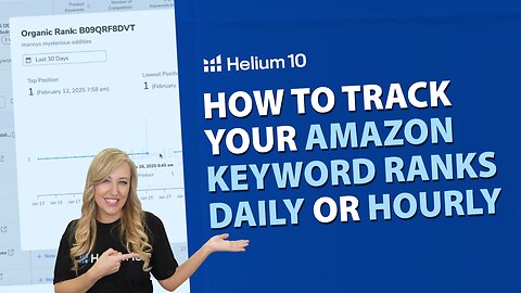 How to Track Your Amazon Keyword Ranks Daily Or Hourly | Keyword Tracker Pro Training