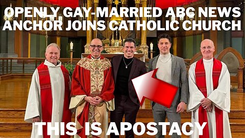 Openly LGTV Married ABC News Anchor Joins Catholic Church With Confirmation Mass