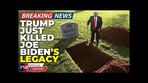 BREAKING: The Exact Second Trump Murdered Biden's Legacy And America Went Absolutely Wild