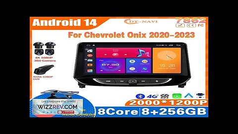 Android 14 For Chevrolet Onix 2020-2023 Car Radio Multimedia Video Player Navigation Review