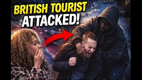 British Tourist Assaulted by Illegal Immigrant — SHOCKING Attack Caught on Camera!