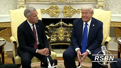 Pres. Trump Participates in a Bilateral Meeting With the Prime Minister of Canada - 10-7-25