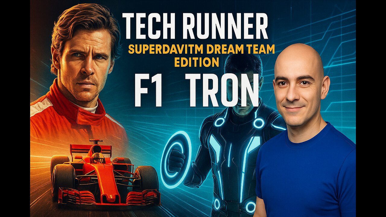 🎙️ Nuevo episodio de Tech Runner: “F1 & Tron” 🏎️💡