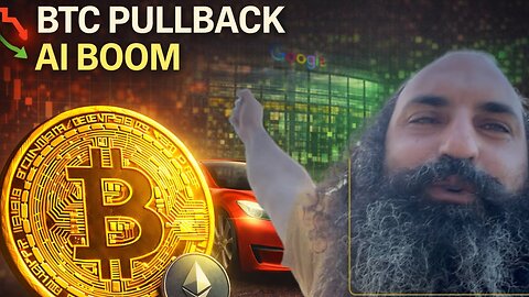 BITCOIN PULL BACK, MY TRADES & FAVOURITE STOCKS FOR THE AI BOOM