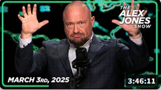 MONDAY FULL SHOW 3/3/25 — Trump’s Approval Rating Surges To An All-Time High As Americans Embrace The DOGE Renaissance! PLUS, Ukrainian Dictator Caught In New Massive Lies! This Is An Absolute Must-Watch/Share Edition Of The Alex Jones Show!