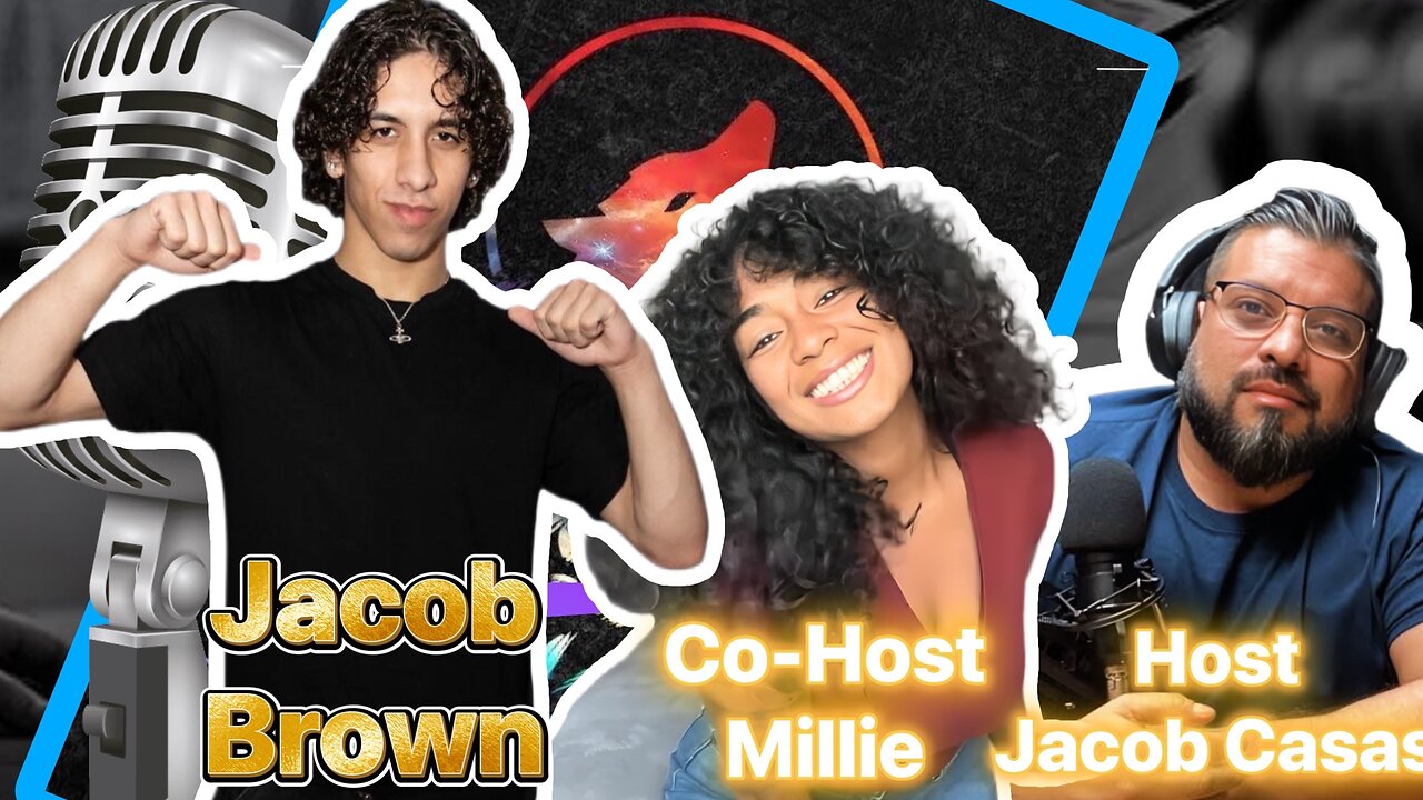 Laugh and chat with fighter Jacob "the Bull" Brown and special guest cohost Millie the comedian