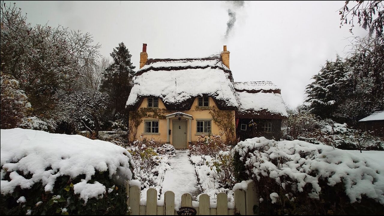 Britain's Most Beautiful Villages in a Snowstorm | Winter in the UK Countryside