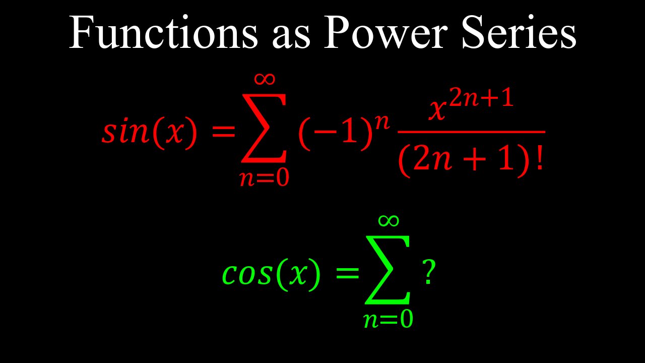 Representing Functions as Power Series - Calculus