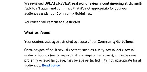 #YouTube , scam, putting 18+ to force people to
