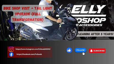 Bike Shop Visit + Tail light DIY