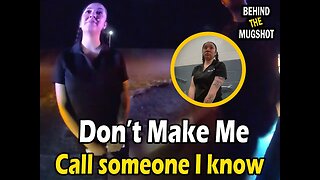 Entitled Girl Thinks She Owns the Police!
