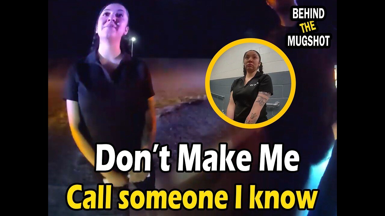 Entitled Girl Thinks She Owns the Police!