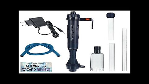 New Electric Aquarium Water Change Pump Cleaning Tools Water Changer Gravel Cleaner Review