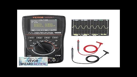 VEVOR 2-in-1 Handheld Digital Oscilloscope 2.5MS/S Sampling Rate 1MHZ Bandwidth Portable Review