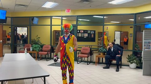 Clown walks into Spotsylvania School Board meeting!! reactions are PRICELESS!