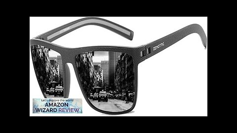 ZENOTTIC Polarized Sunglasses for Men Lightweight TR90 Frame UV400 Protection Square Sun Review