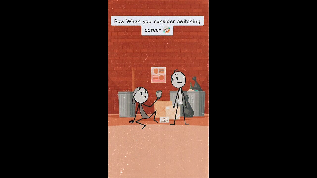 When you consider switching career🤣 #fyp #cartoon #explorepage✨ #vide #viral #foryou #relatable