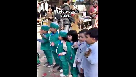 ▶️ Heartwarming video Captures Children in Gaza Dressed Up in what they want to be in the future: