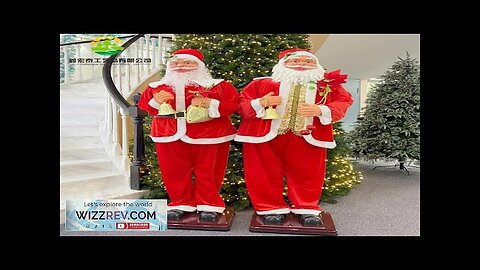 180CM Electro Voice Control Dancing Santa Home Christmas Decor Santa Claus Review