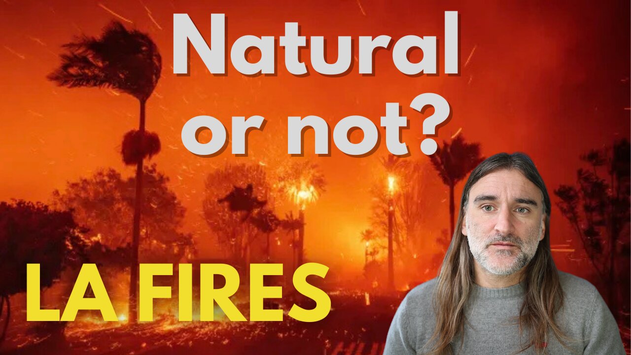 Los Angeles Fires: natural or not?