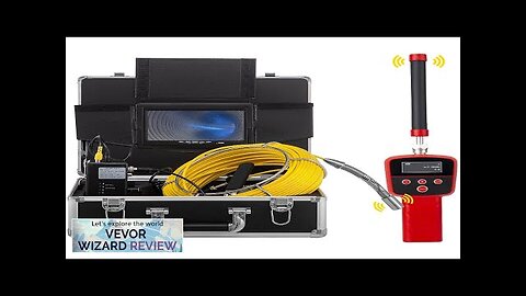 VEVOR Sewer Camera with Locator 100' Cable Drain Camera w/ 512Hz Sonde Review