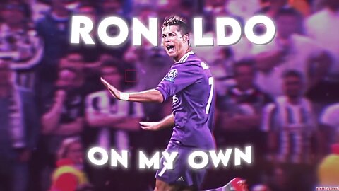 Cristiano Ronaldo: On My Own | A 4K Tribute to Strength and Glory"