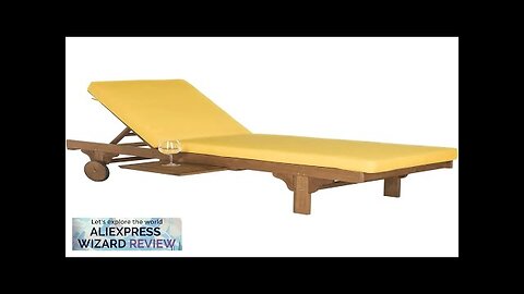 Sun LoungersYellow Cushion Built-in Side TableAdjustableChaise Lounge ChairsSun Loungers Review