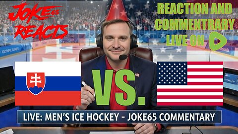 [LIVE] JOKE65 REACTS | OLYMPIC HOCKEY PLAYOFFS | United States vs. Slovakia | Birthday Marathon 2