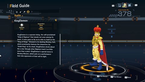 kingetemon all digivolution/de-digivolution/profile Digimon Story Time Stranger