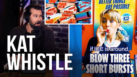 Unemployed Lunatic Leftist Thinks a Whistle Will Stop ICE