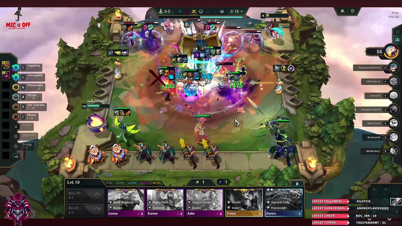 When you fight hard to win in Teamfight Tactics and ...